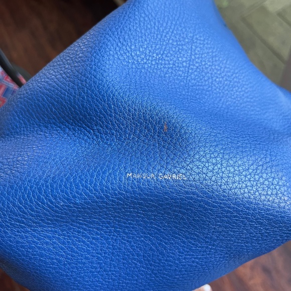 Mansur Gavriel Large Pebble Leather Bucket Bag with Detachable Coin Purse - Picture 8 of 12